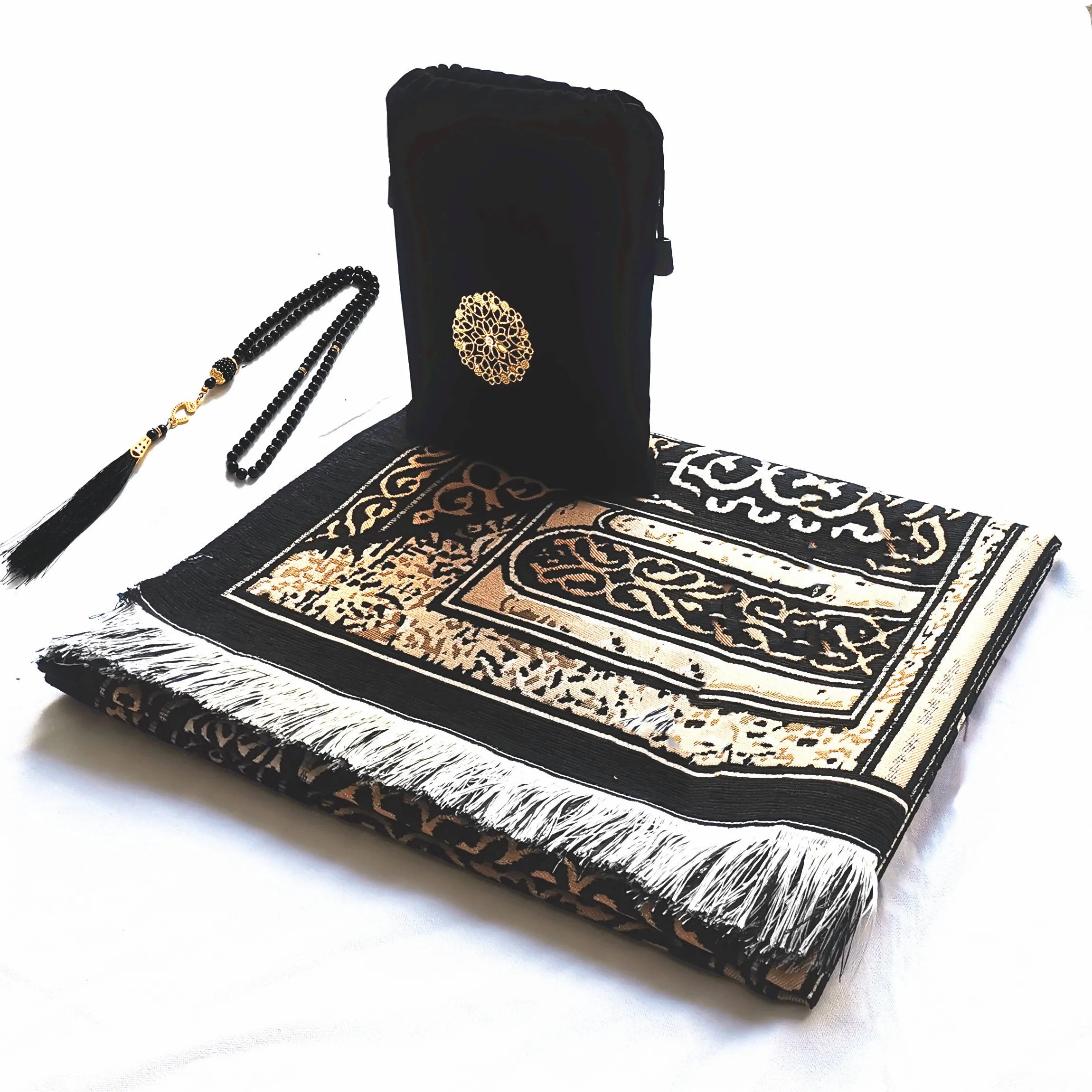 Prayer Mat & Beads Gift Set – Perfect Hajji Gift