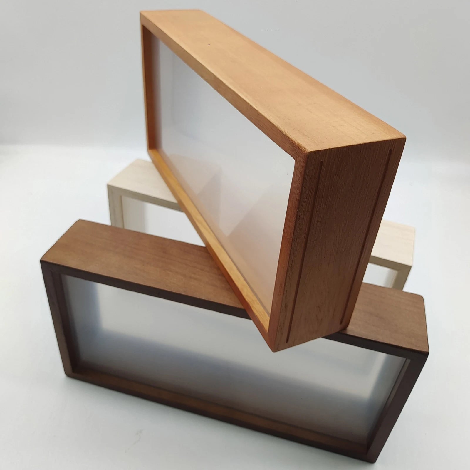 Wooden Shadow Box Frame for Dried Flowers & Memorabilia