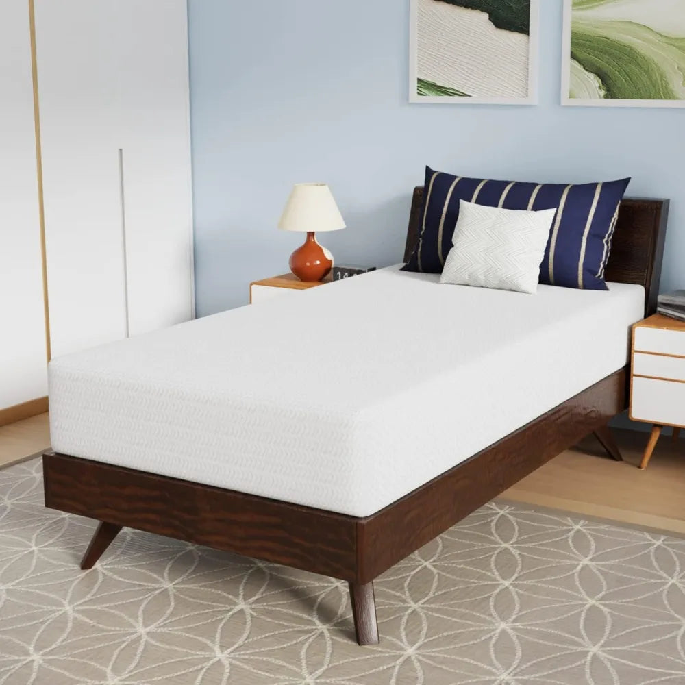 10-Inch Bamboo Charcoal Gel Memory Foam Mattress