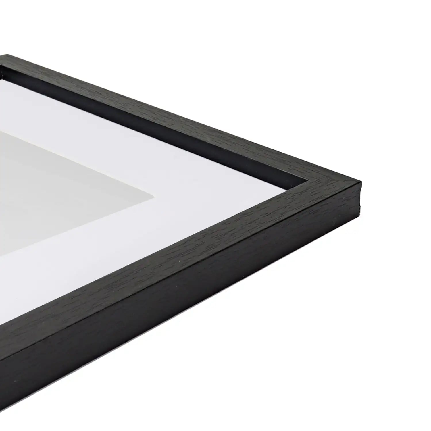 11x14 5-in-1 Wood Picture Frames Set, Black