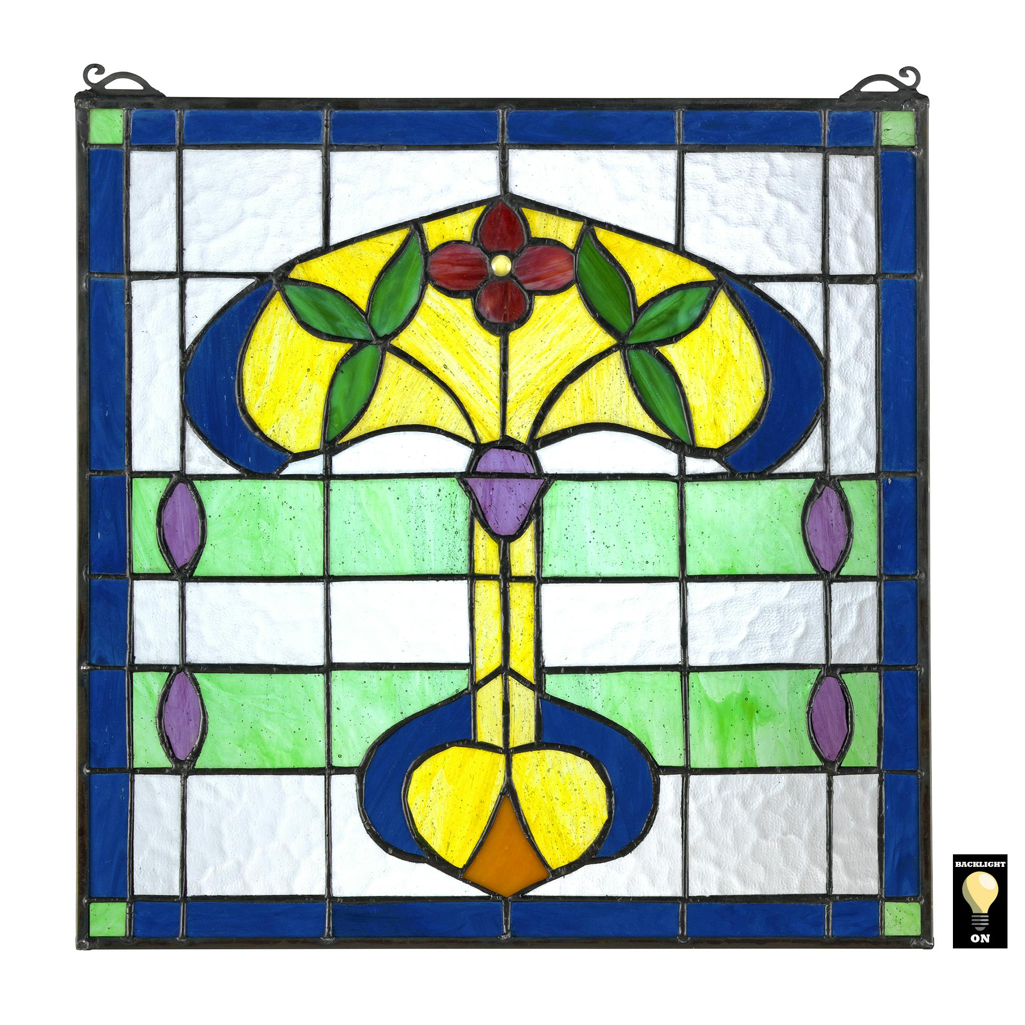 Horta Tiffany-Style Stained Glass Window