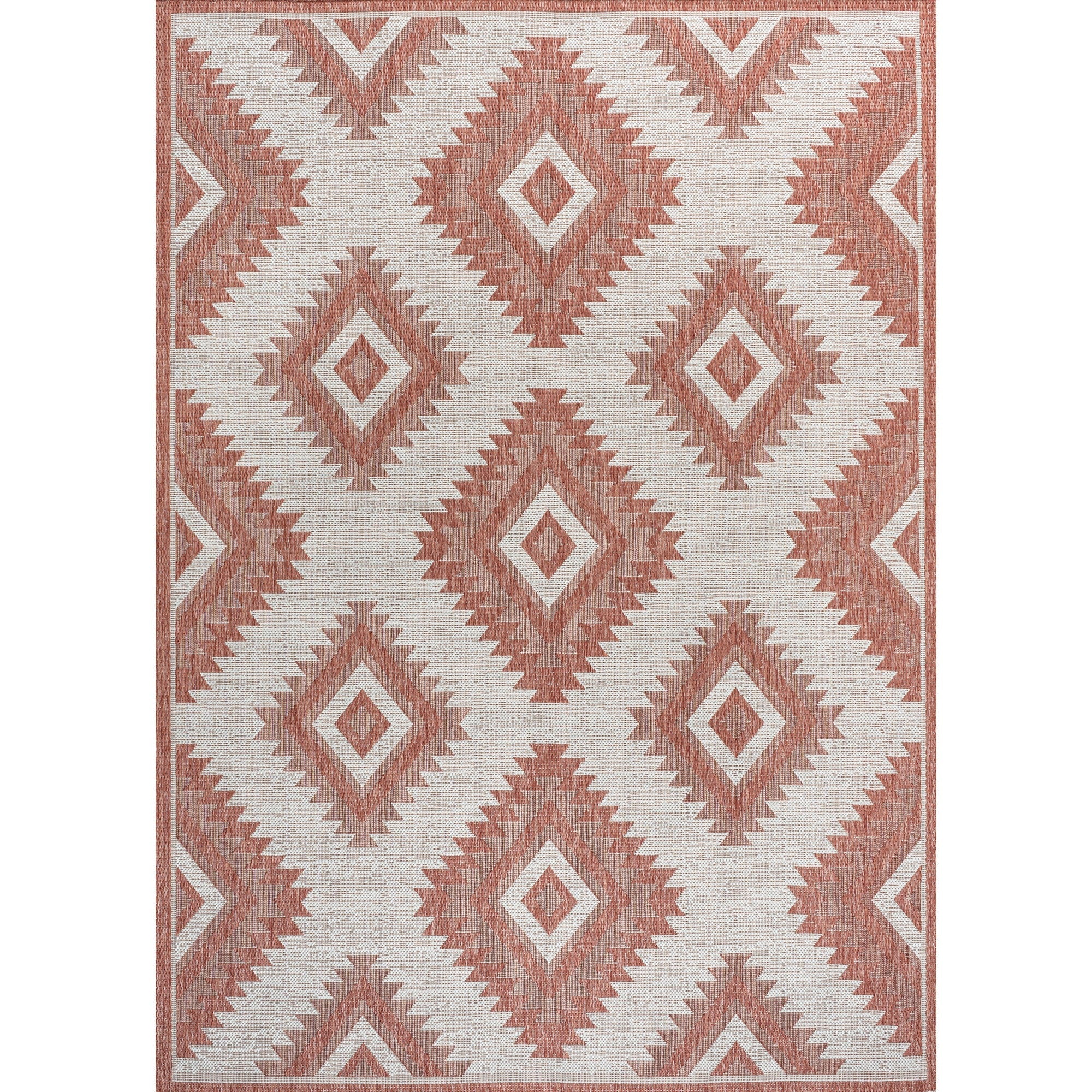 Lior Geometric Moroccan Chic Diamond Indoor/Outdoor Area Rug