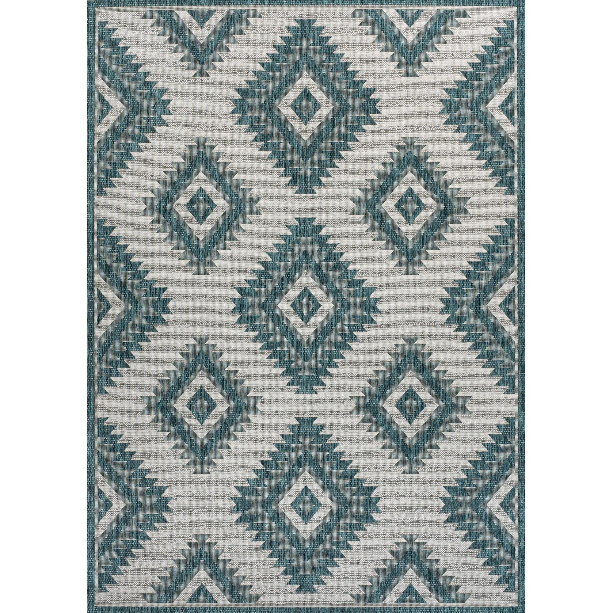 Lior Geometric Moroccan Chic Diamond Indoor/Outdoor Area Rug