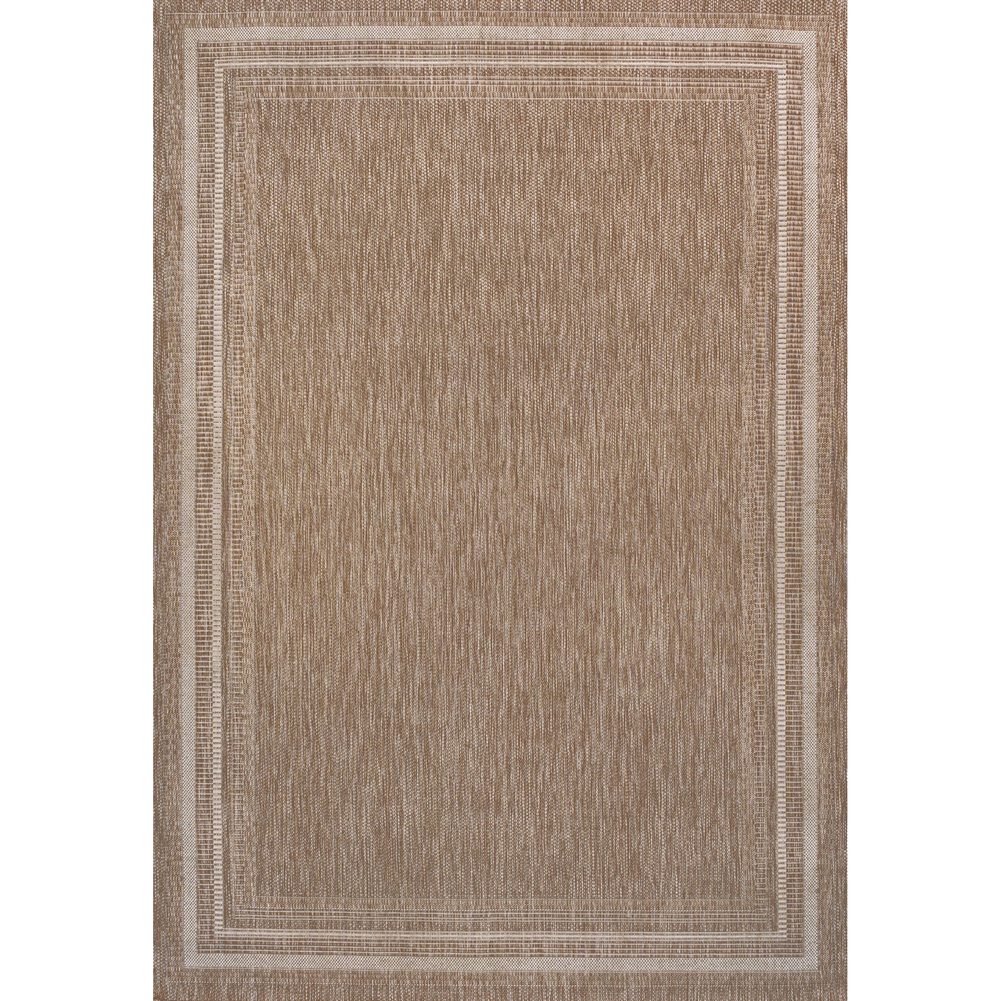 Lido Traditional Casual Pinstripe Border Indoor/Outdoor Area Rug