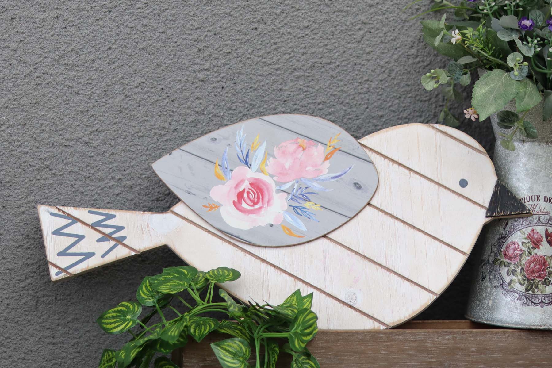 3D Bird-Shaped Wood Wall Hanging Decor,Right