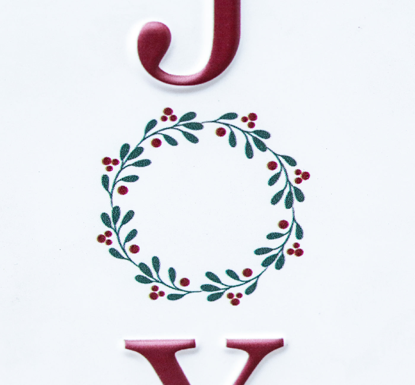 Joy Metal Sign with Solid Wood Stand, Christmas Decor