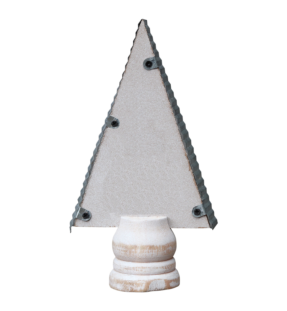 Farmhouse Christmas Tree Shape Tabletop Decor 4.33 x 1.97 x 7.28''