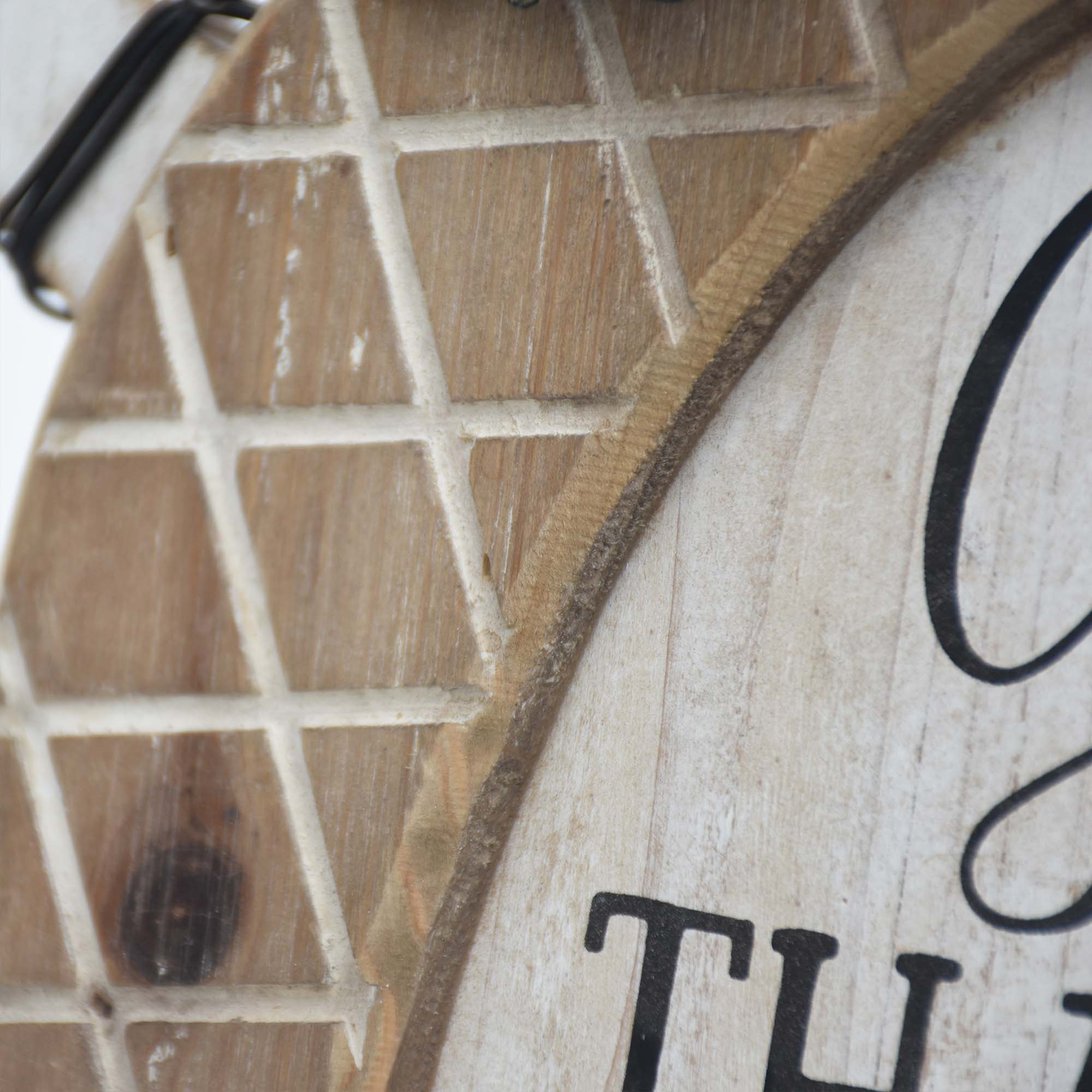 Give Thanks Wood Sign Decor,Farmhouse Havrest Sign