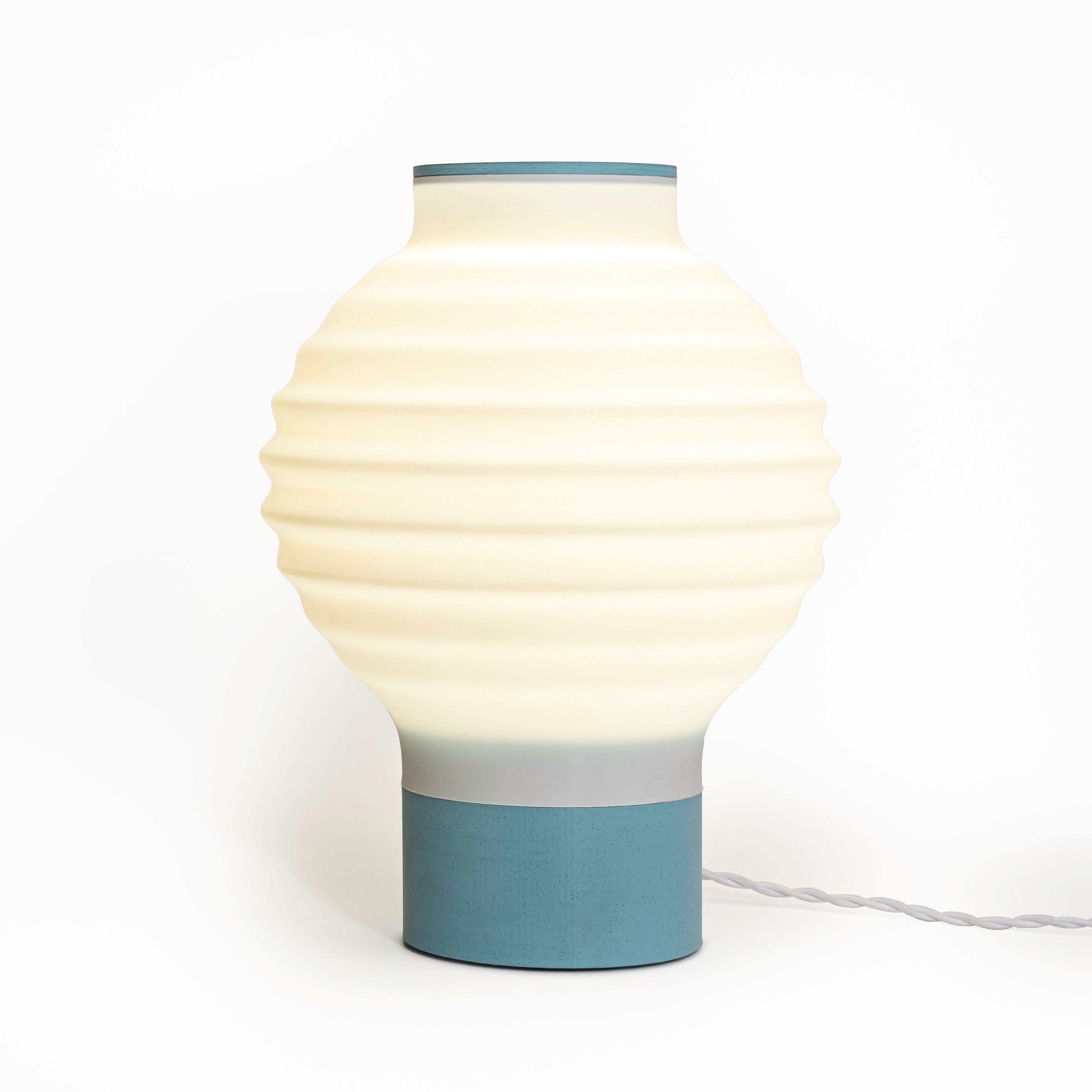 Asian Vintage Traditional Plant-Based PLA 3D Printed Dimmable LED Table Lamp