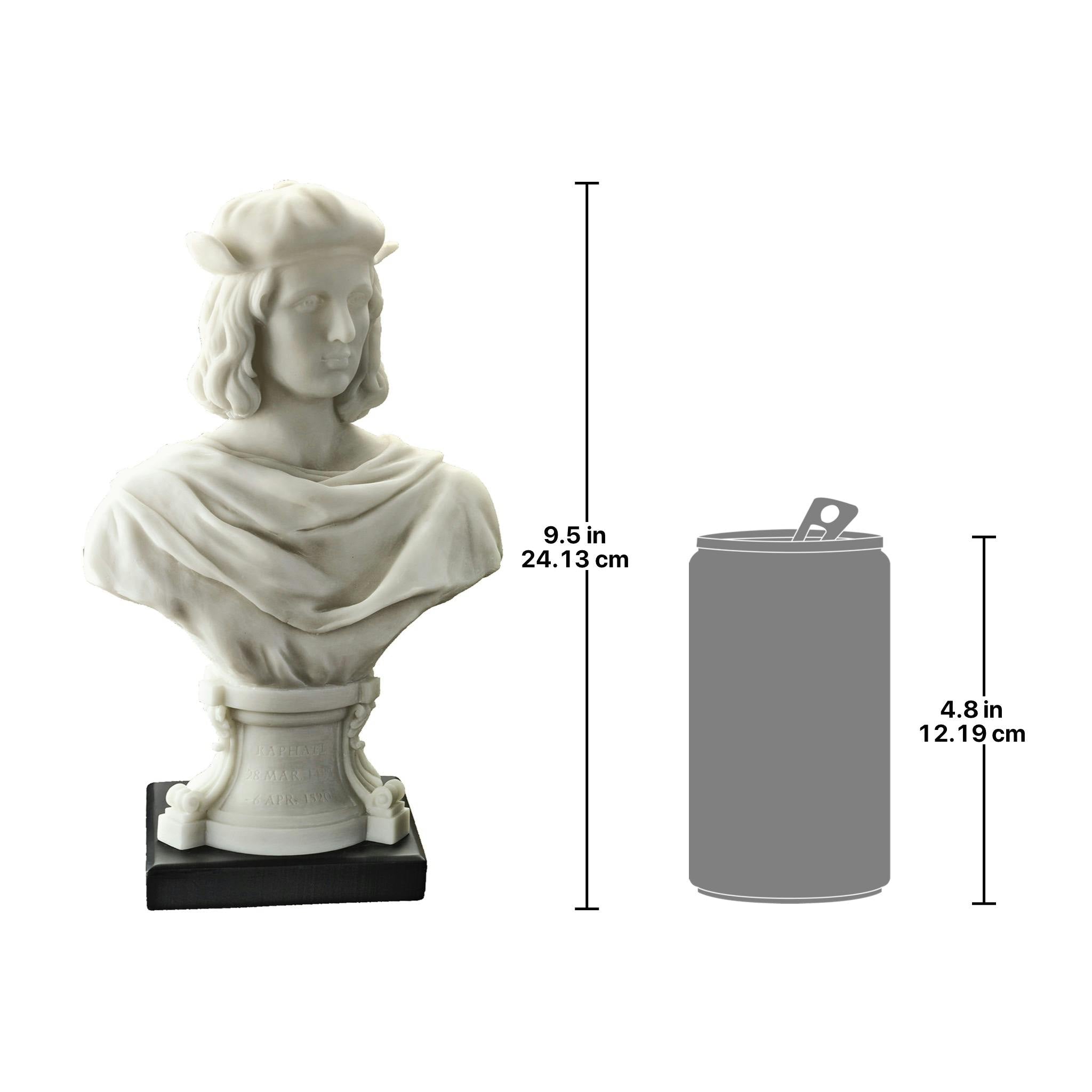 Raphael Sanzio da Urbino Renaissance Master Bonded Marble Resin Statue