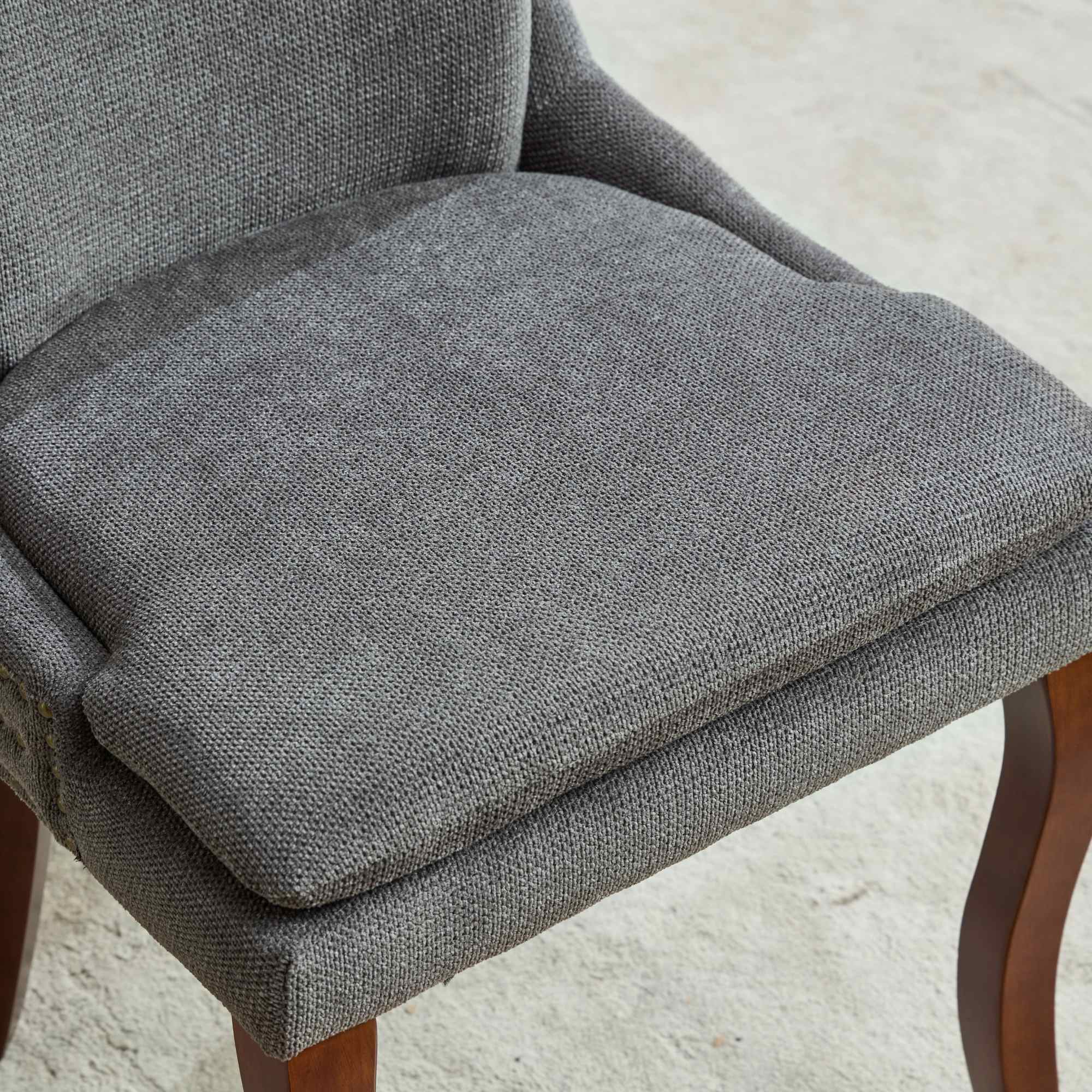 Modern Dining Chairs Set of 2, Gray