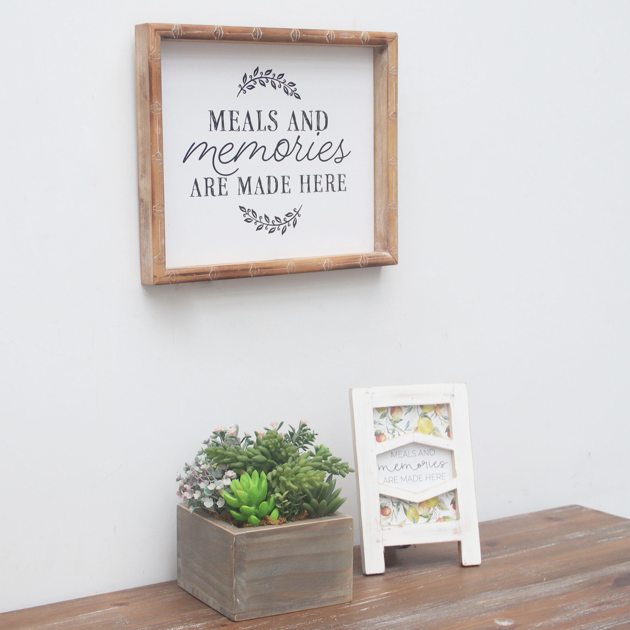 Farmhouse Rustic Wood Kitchen Wall Sign