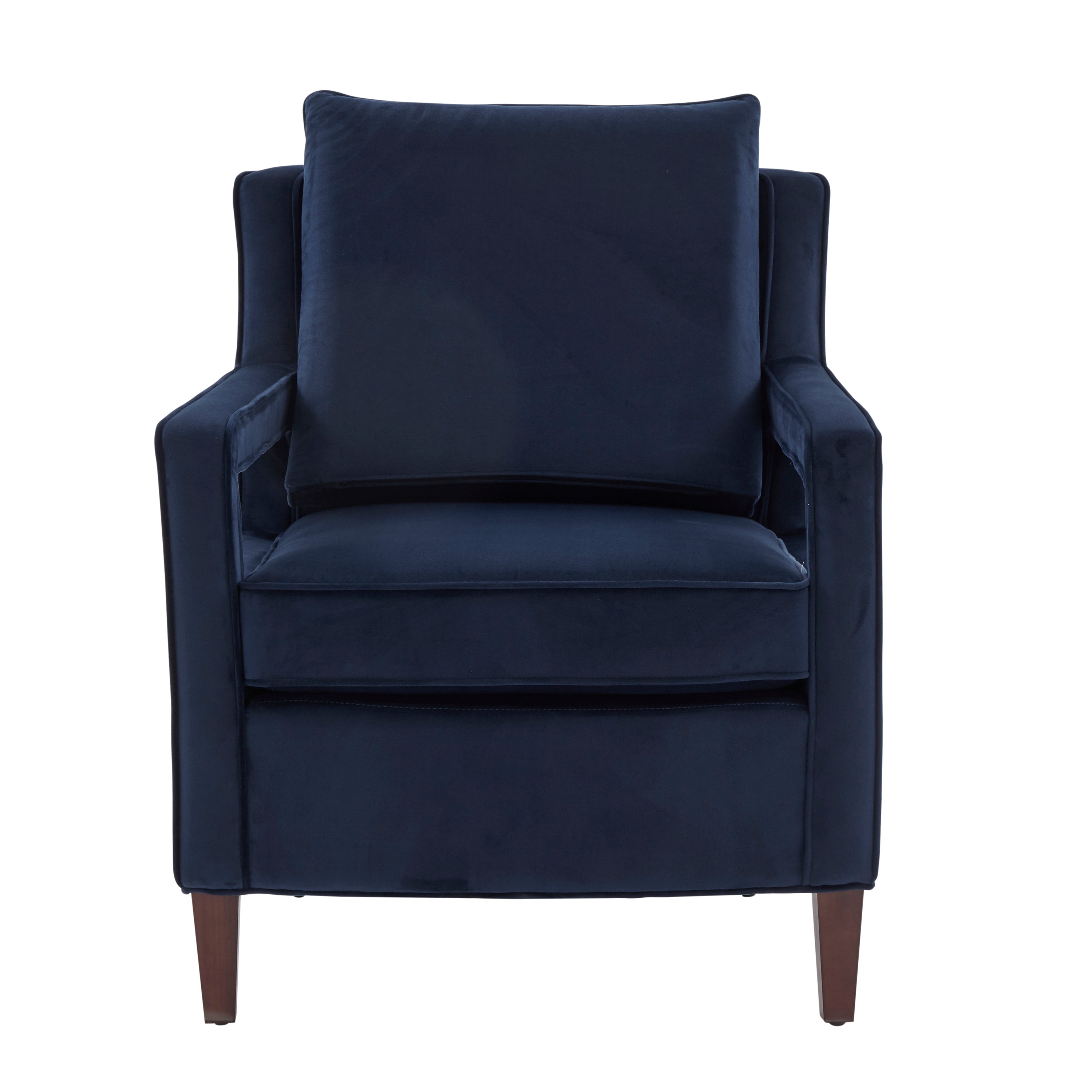 Alina Velvet Accent Arm Chair