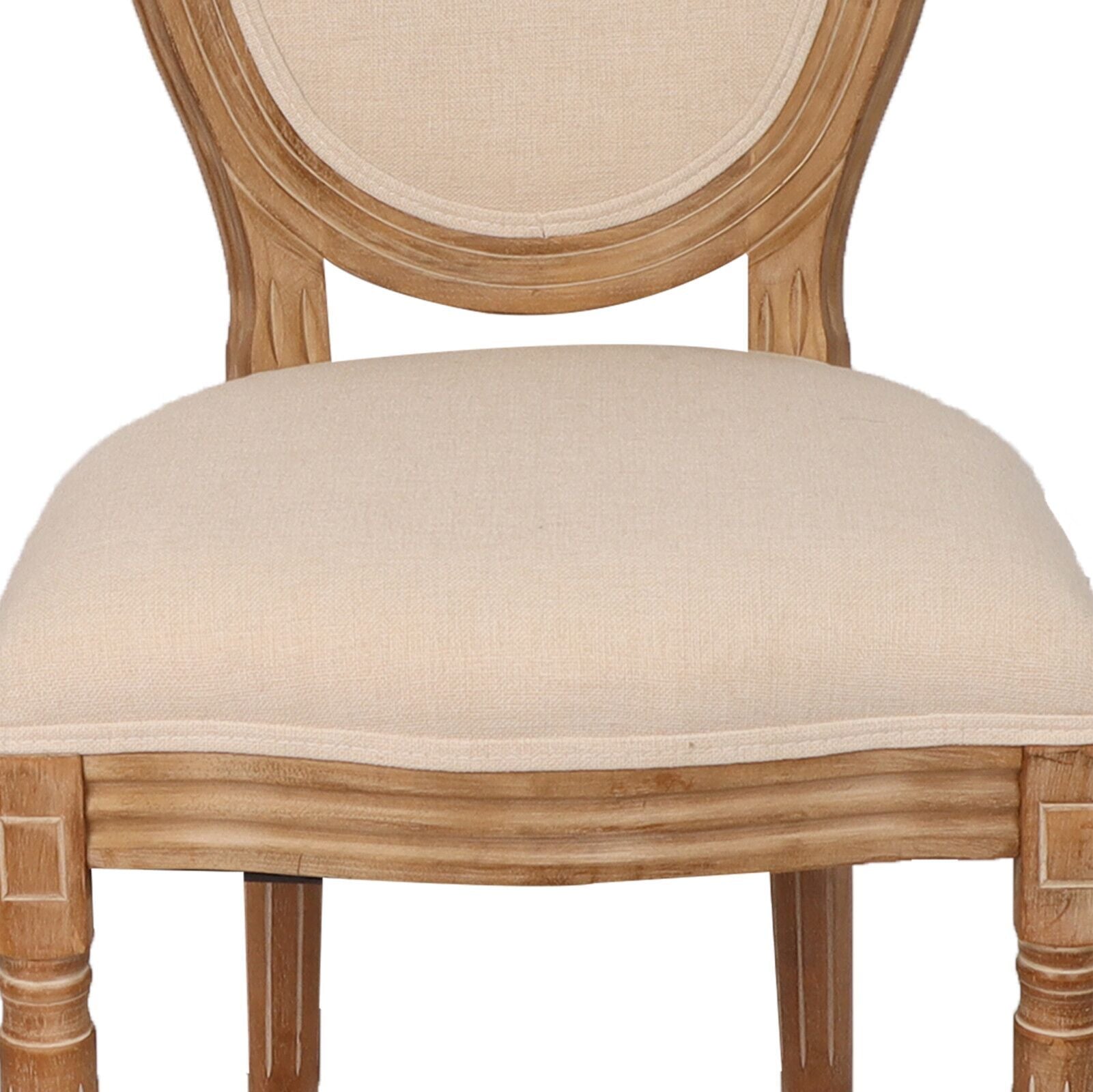 French Country Dining Chairs with Round Back Set of 2