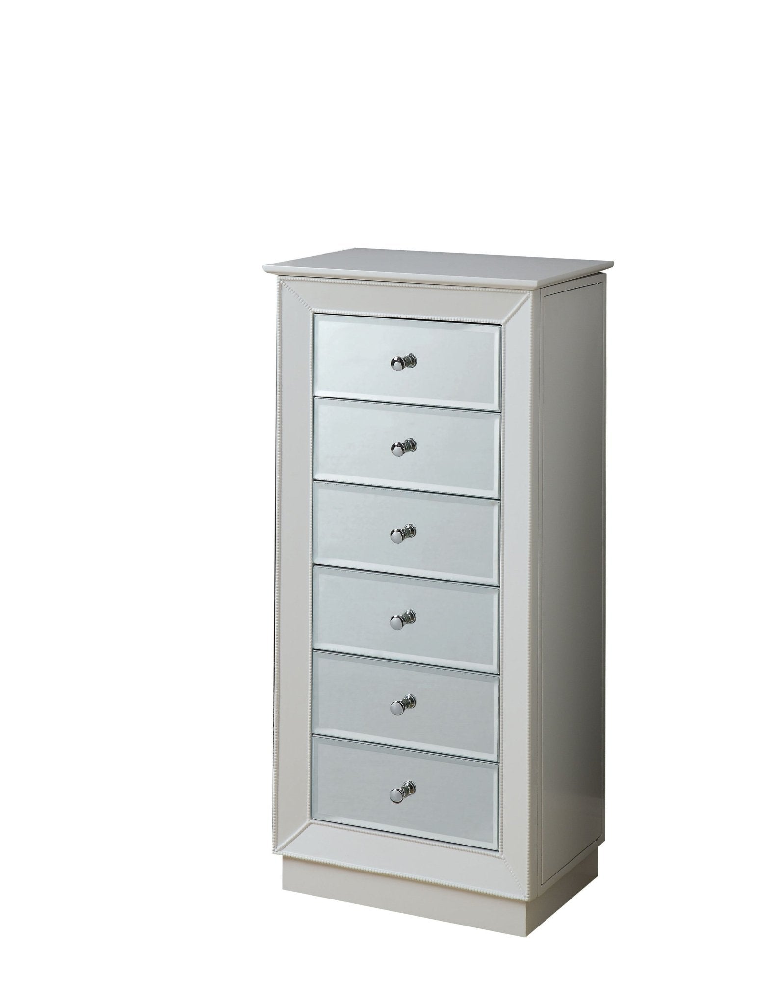 Taylor Jewelry Armoire in White