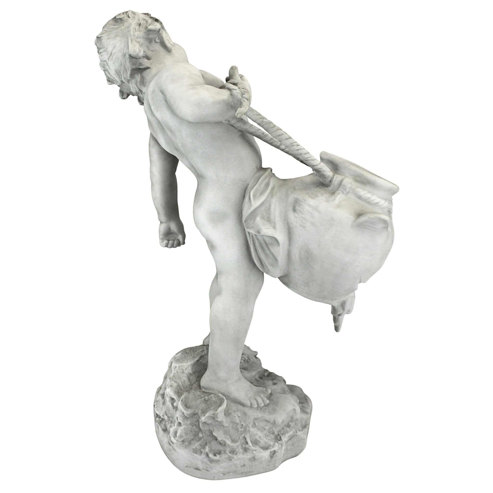 Young Child Urn Carrier Garden Statue