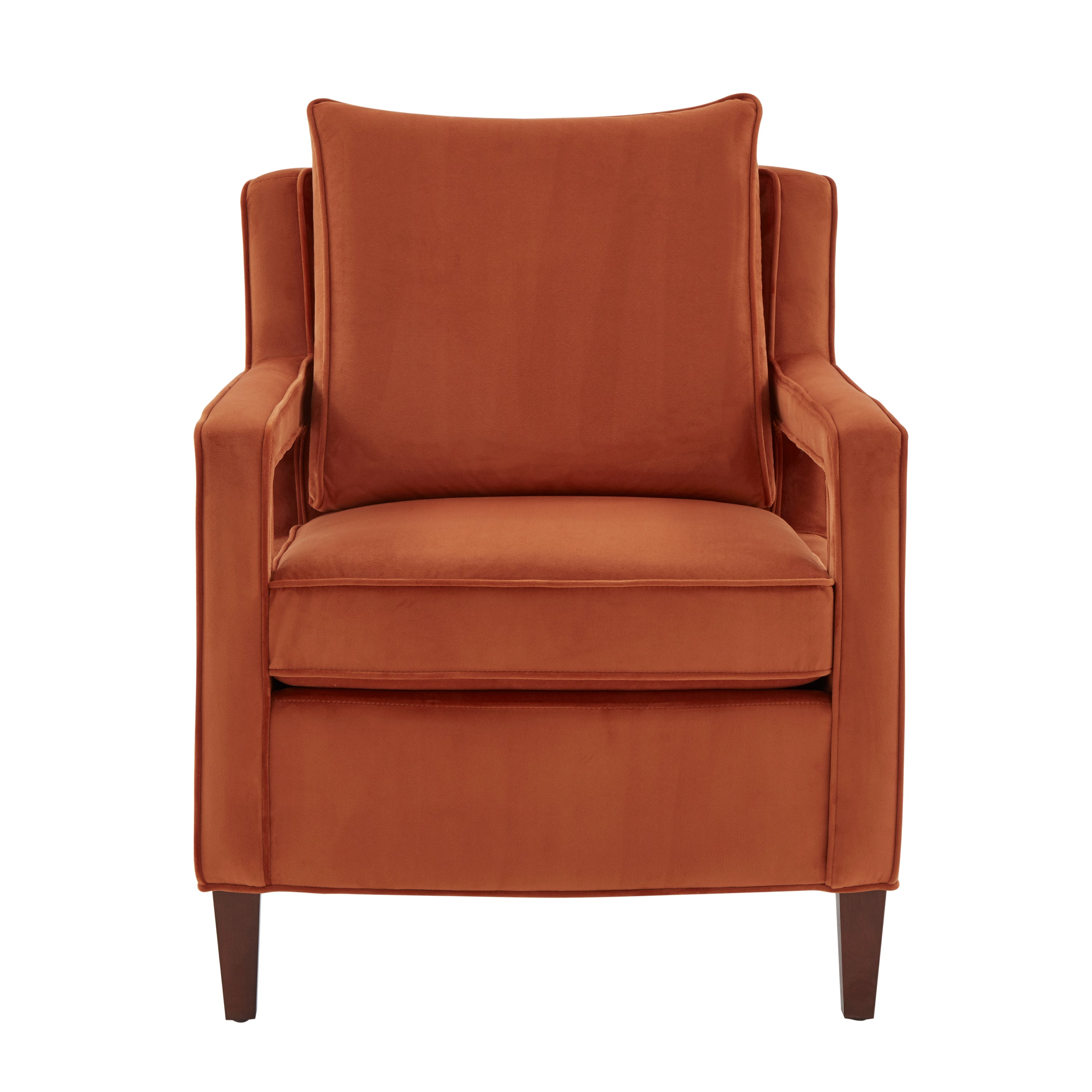 Alina Velvet Accent Arm Chair