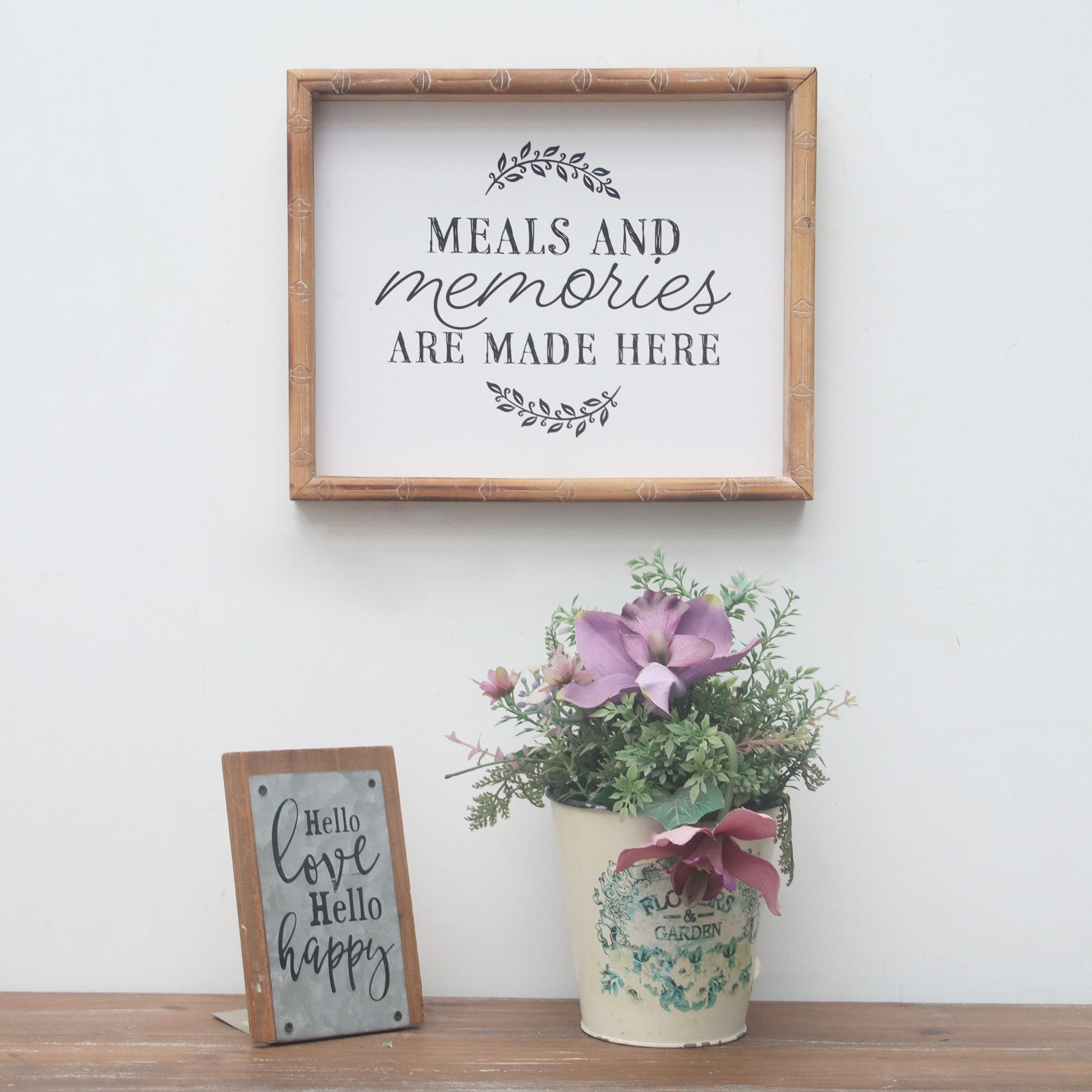 Farmhouse Rustic Wood Kitchen Wall Sign