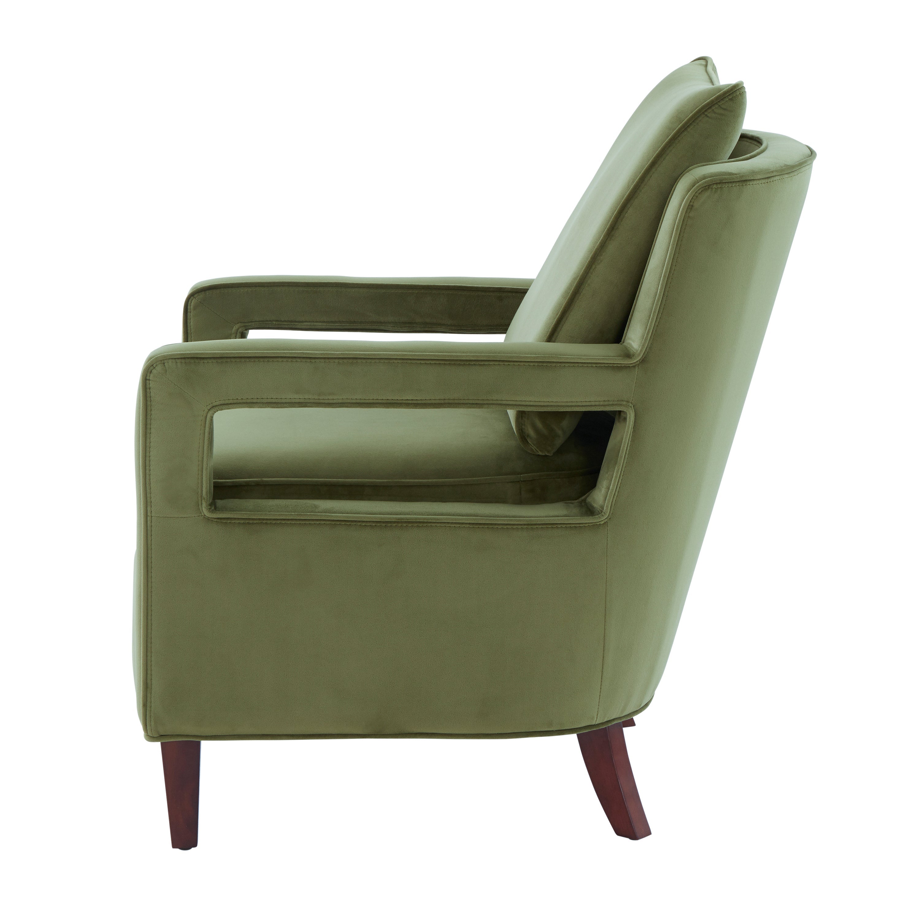 Alina Velvet Accent Arm Chair