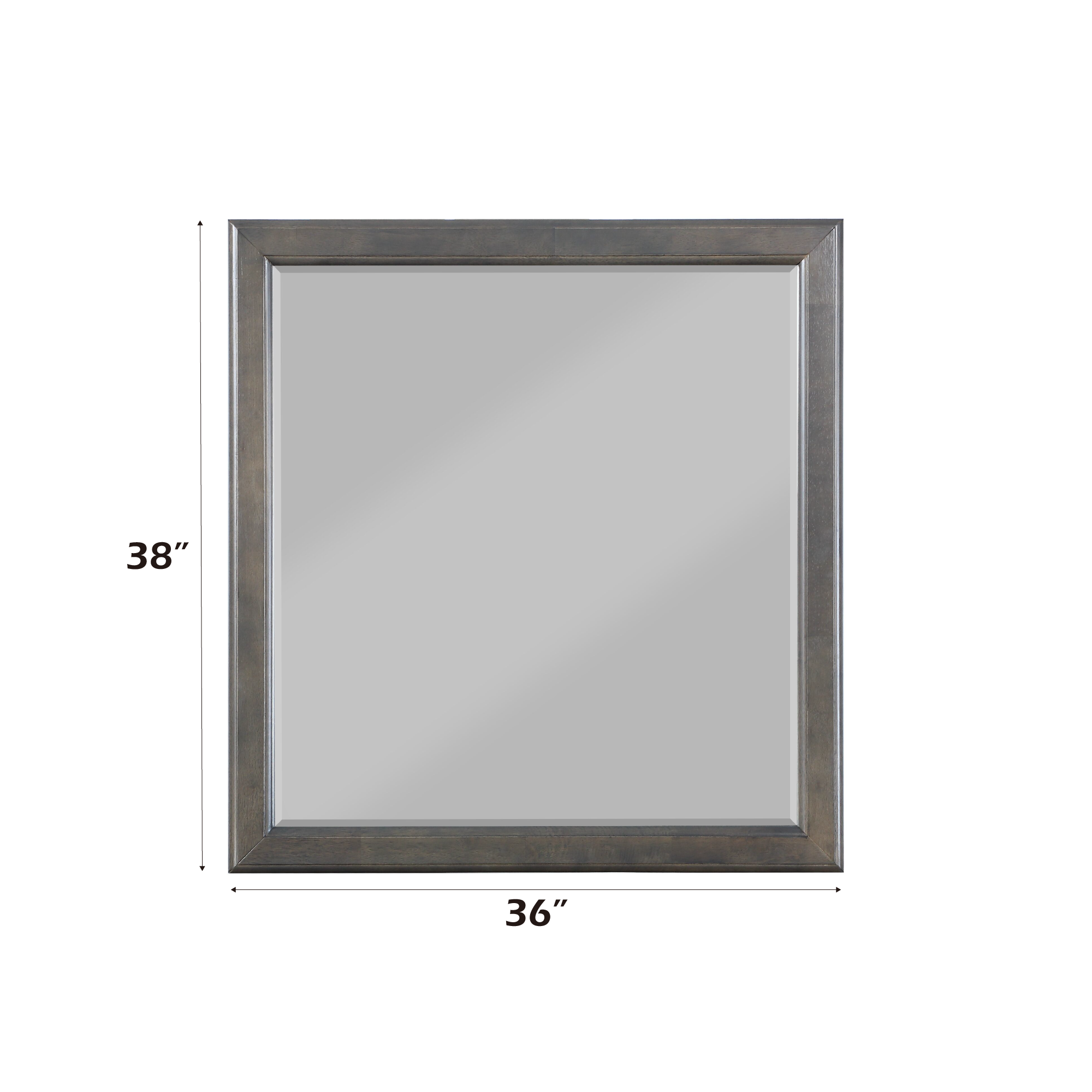 Louis Philippe Dark Gray Mirror