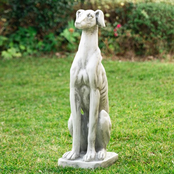 Sitting Dog Garden Statue