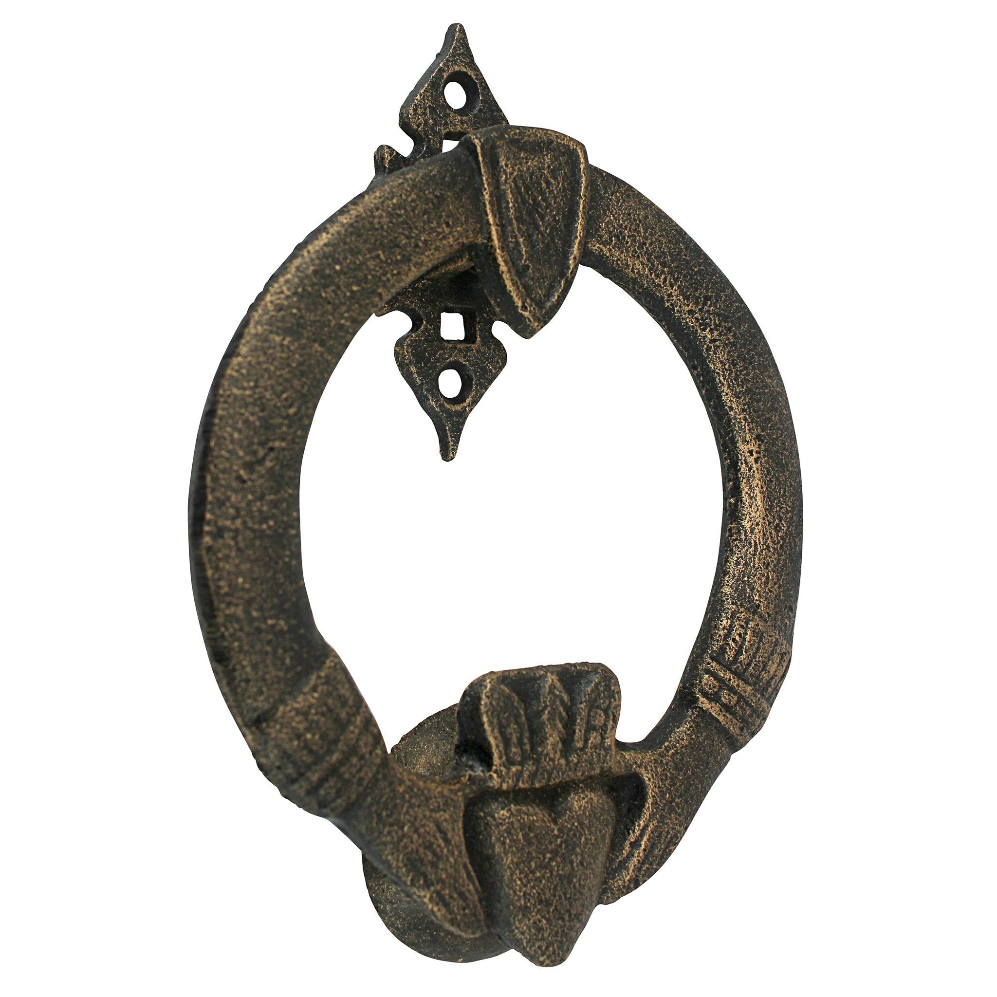 Claddagh Authentic Foundry Iron Door Knocker