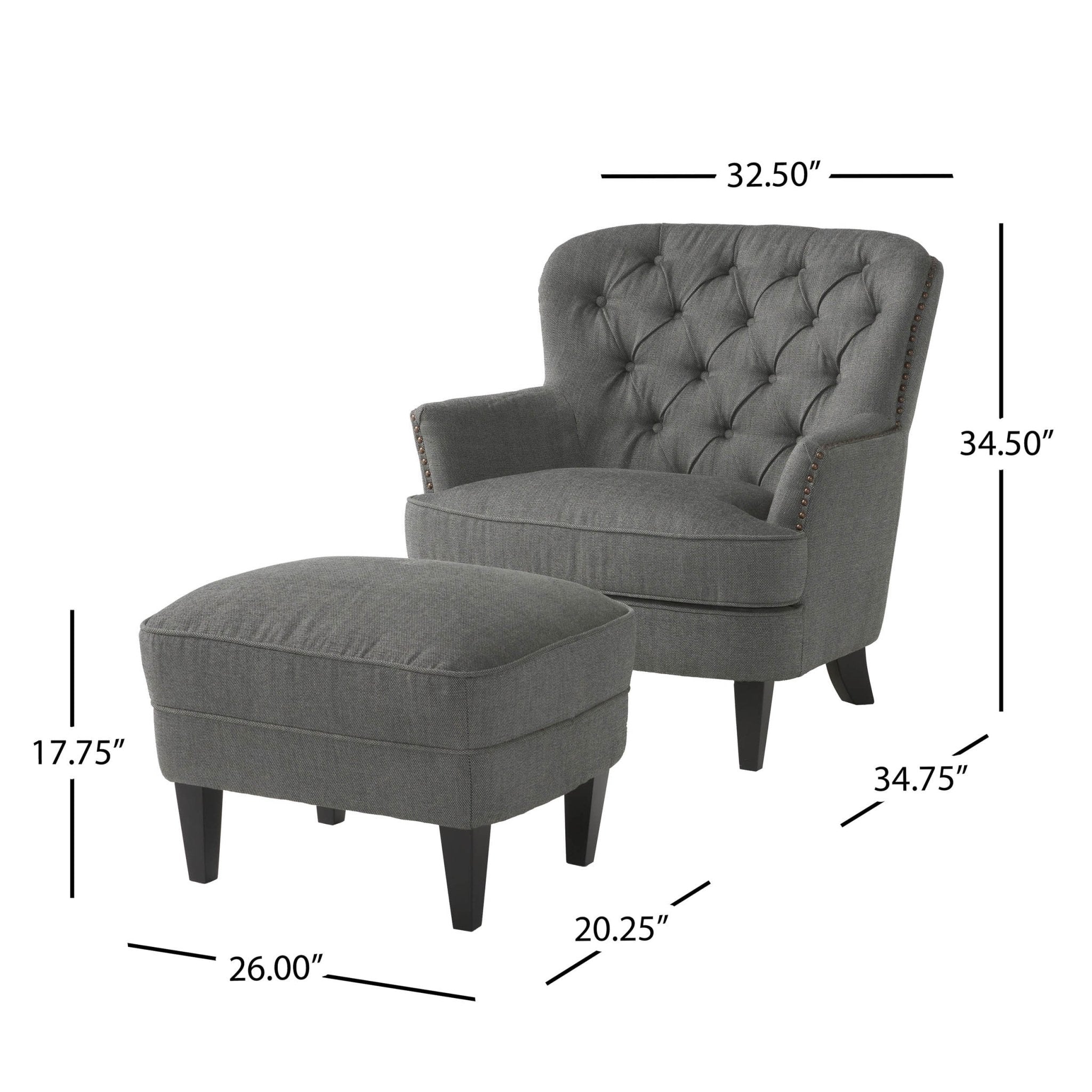 CLUB CHAIR+OTTOMAN