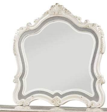 Chantelle Pearl White Finish Mirror