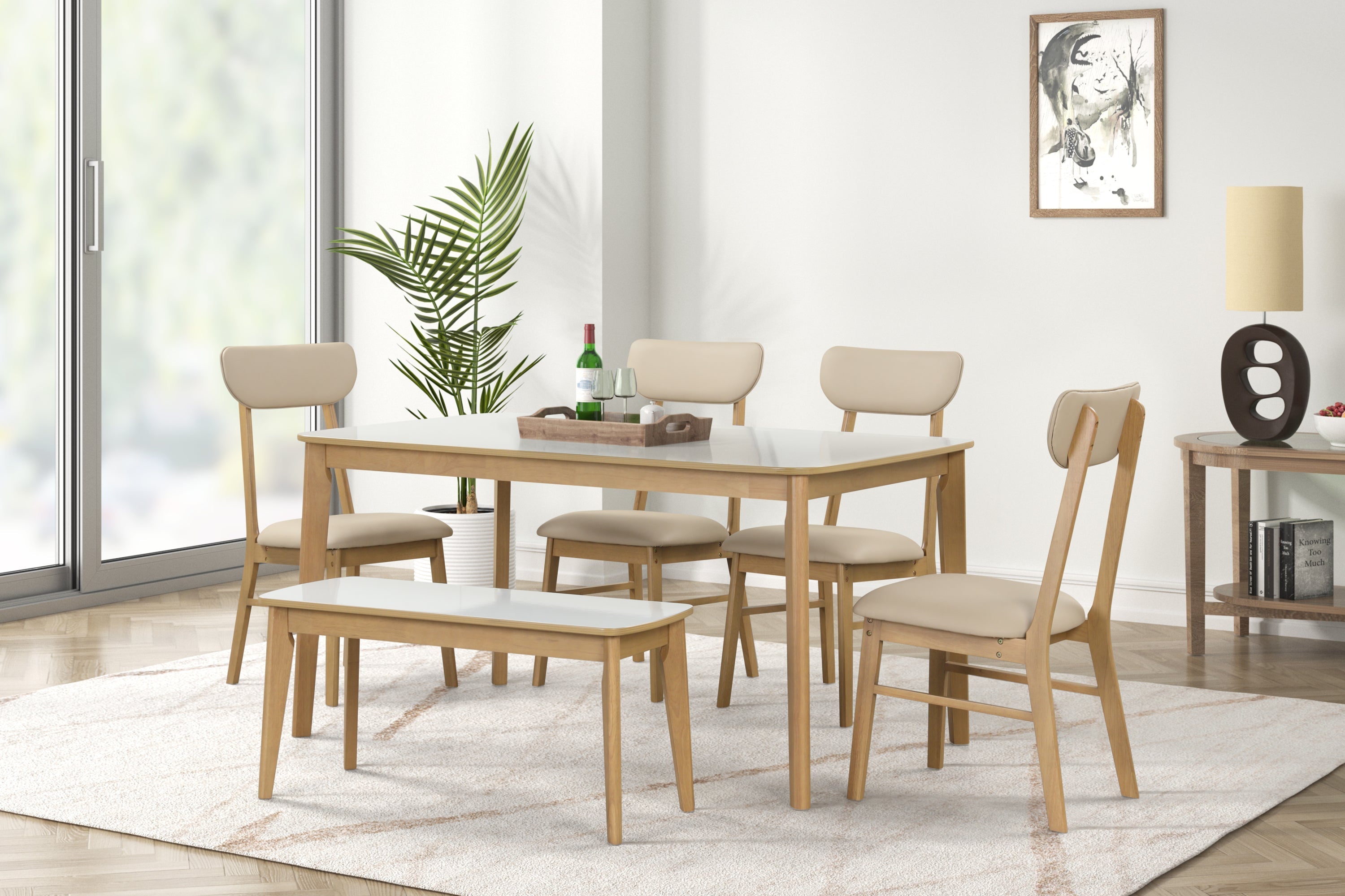 Solid Wood Dining Set