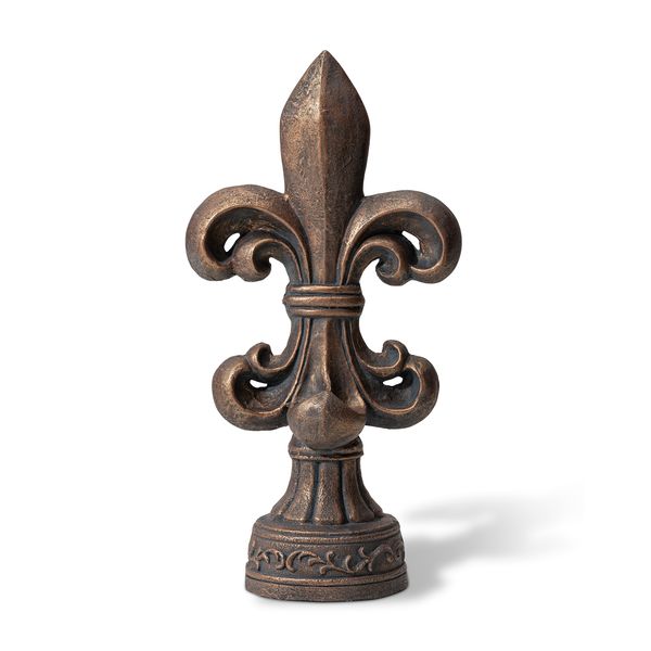 21.25'H MGO Timeless Fleur De Lis Garden Statue