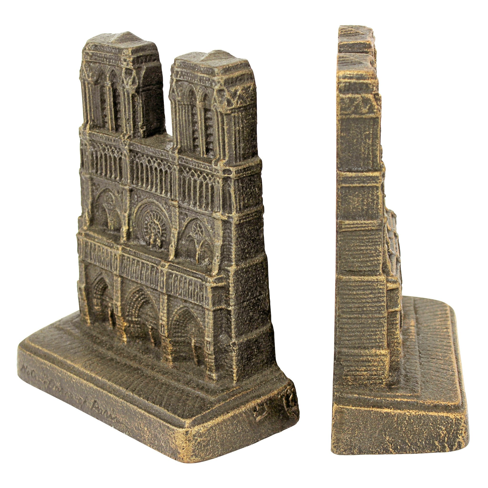 Notre Dame of Paris Sculptural Bookends