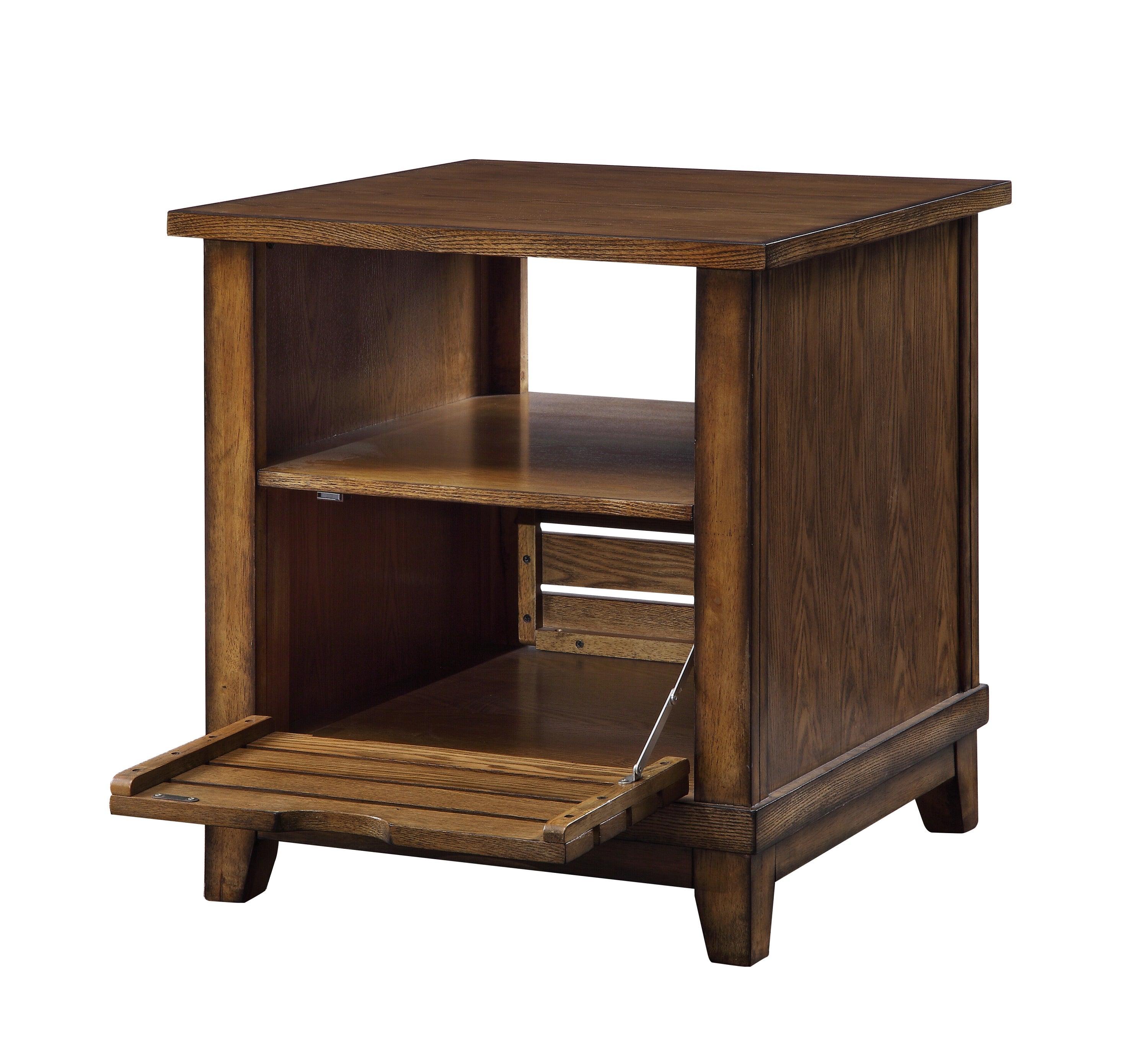 Gabriella Oak Finish End Table