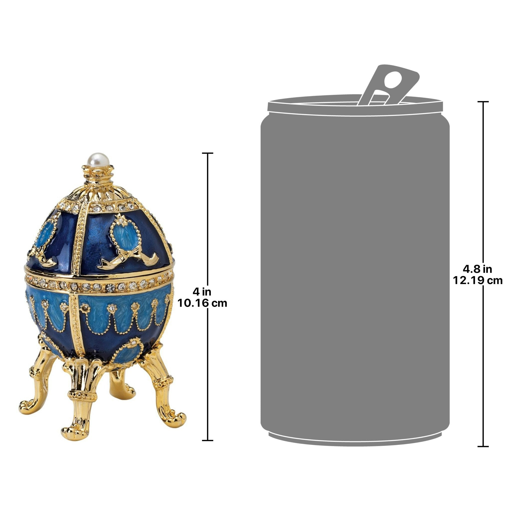 The Pushkin Collection Romanov Style Enameled Egg: Natalia