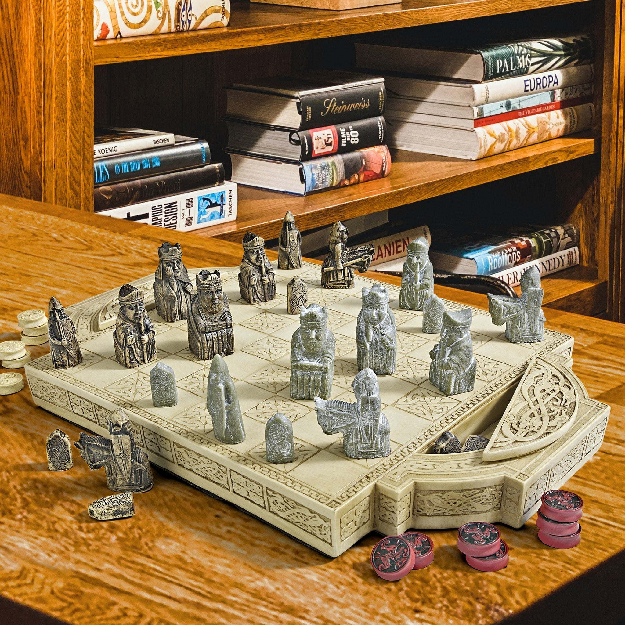 Isle of Lewis Chess Set and Board