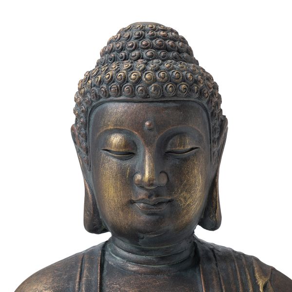 Meditating Buddha Garden Statue