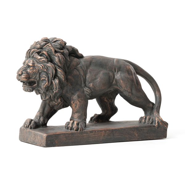 MGO Walking Lion Garden Statue